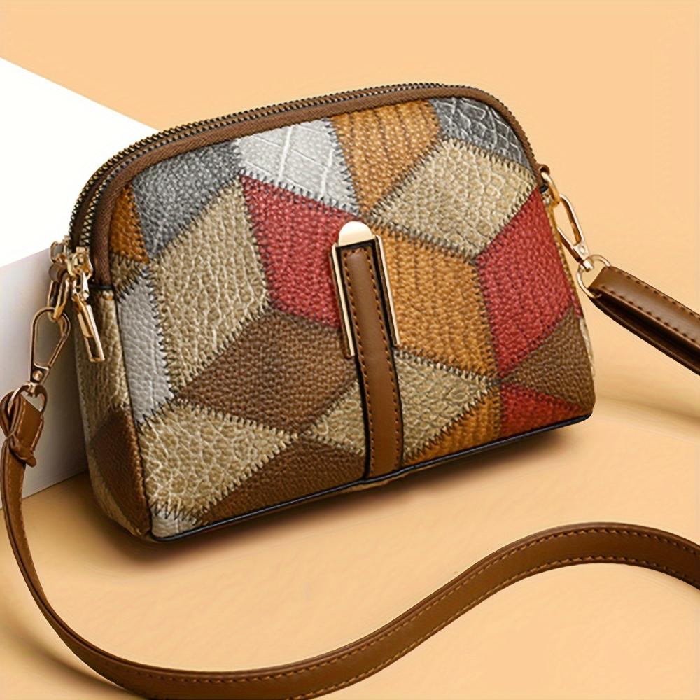 Clio | Mini Bolsa de Hombro Patchwork