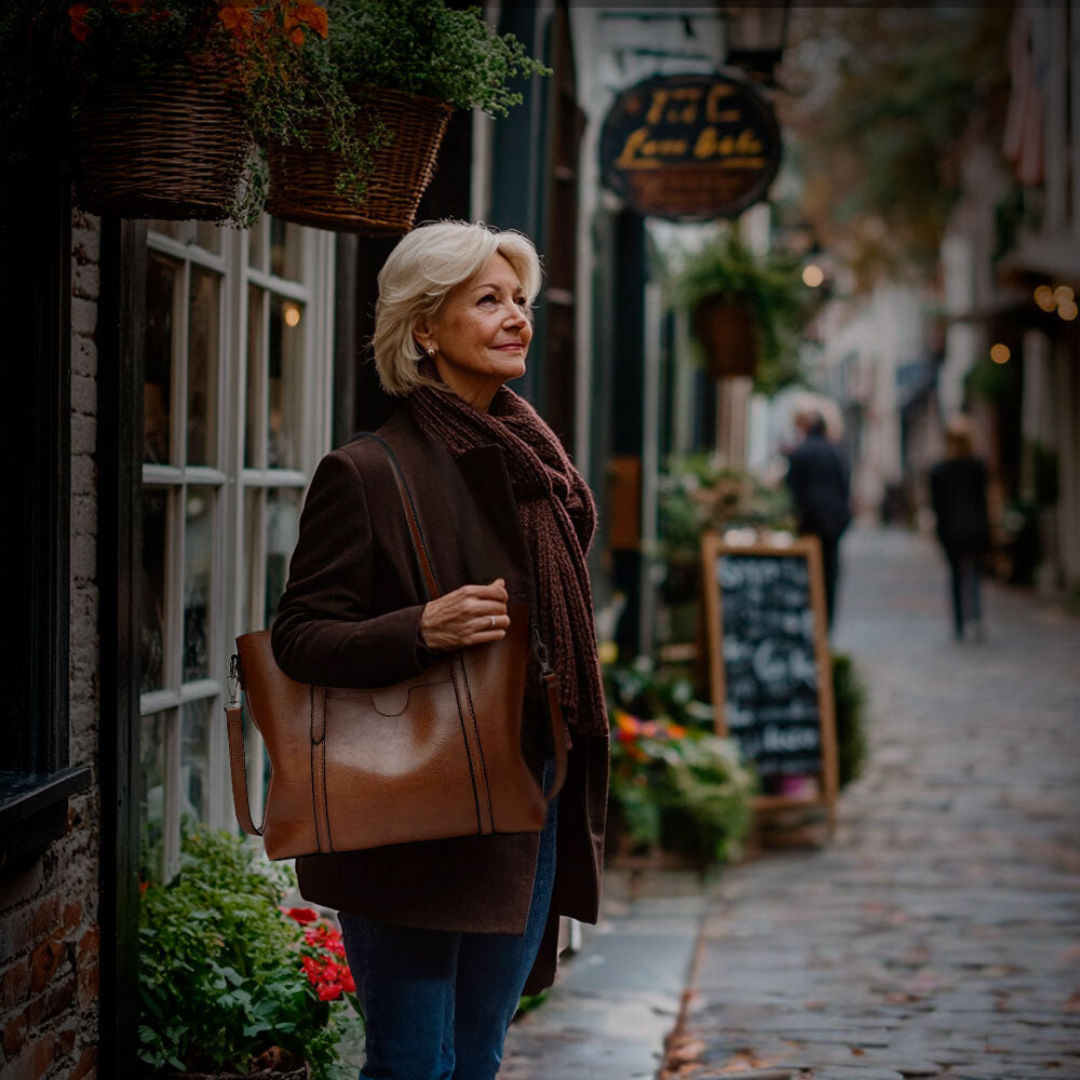 Nicole | Bolso de hombro vintage atemporal