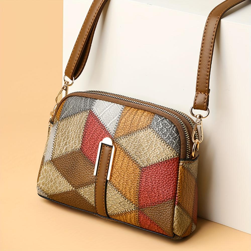 Clio | Mini Bolsa de Hombro Patchwork