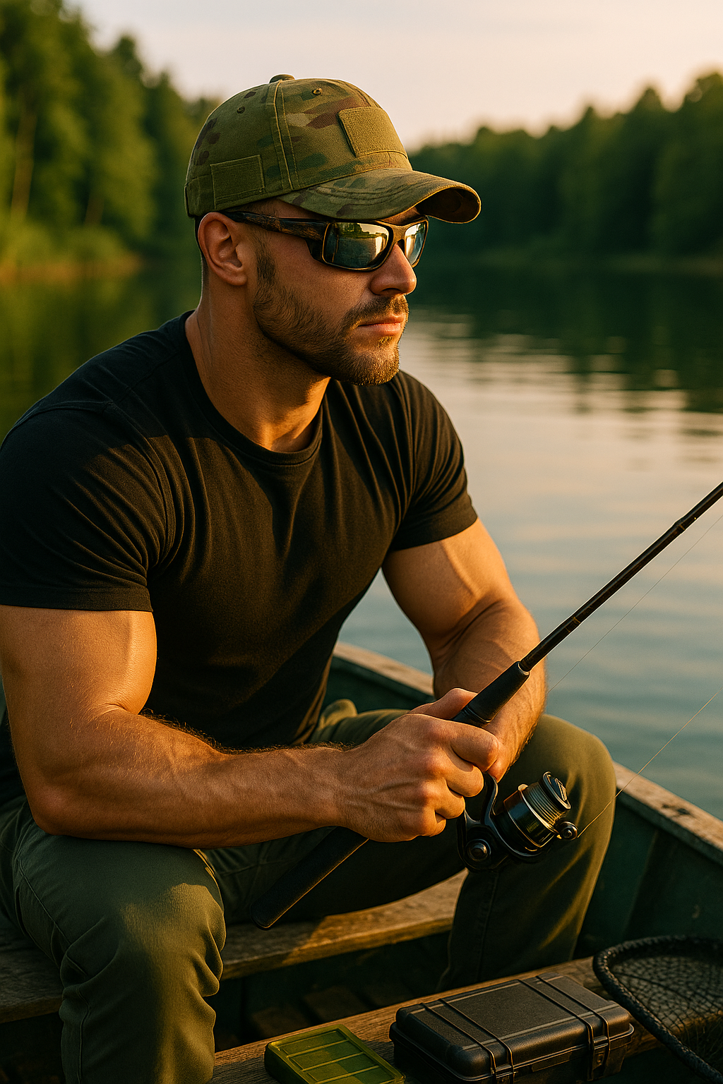Koelman | Gorra Camo con Soporte para Gafas – ¡Nunca Más Perderás Tus Gafas de Sol!