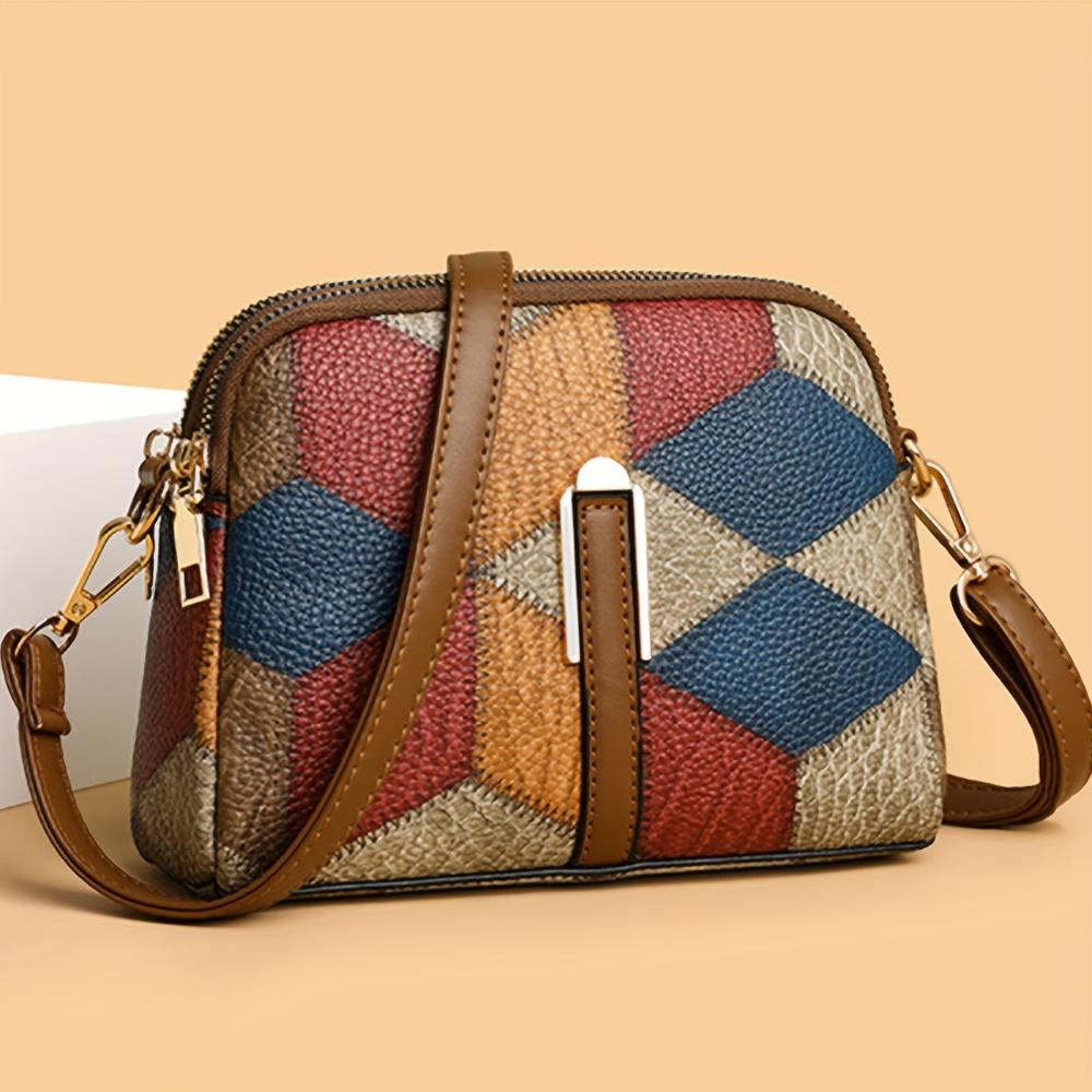 Clio | Mini Bolsa de Hombro Patchwork