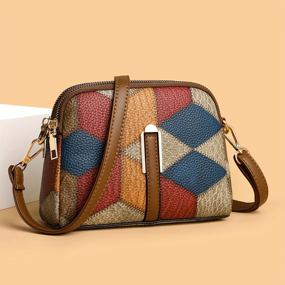 Clio | Mini Bolsa de Hombro Patchwork