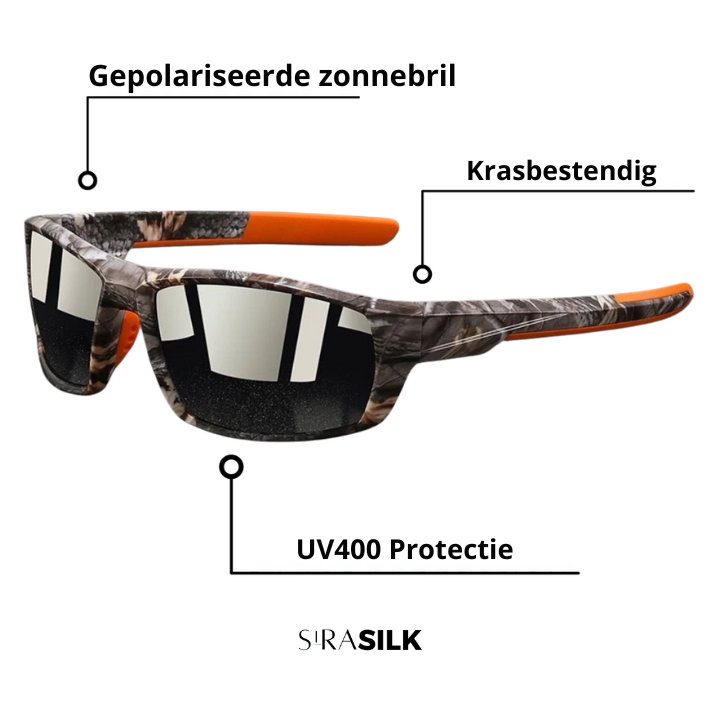 Koelman | Gorra Camo con Soporte para Gafas – ¡Nunca Más Perderás Tus Gafas de Sol!