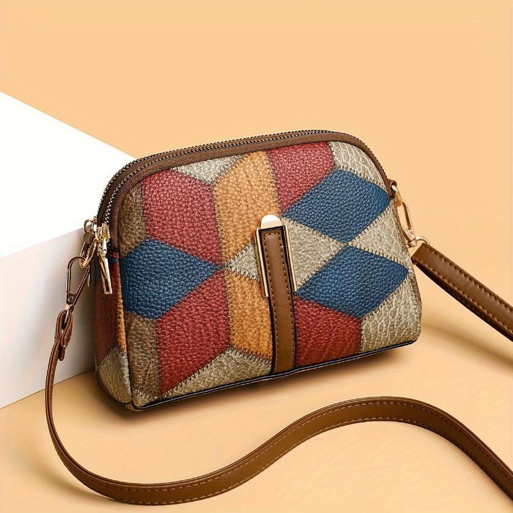 Clio | Mini Bolsa de Hombro Patchwork